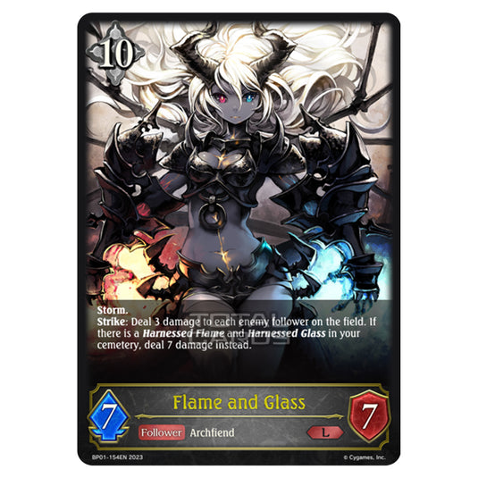 Shadowverse Evolve - BP01 - Advent of Genesis - Flame and Glass - BP01-154