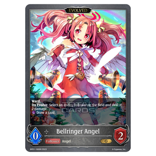 Shadowverse Evolve - BP01 - Advent of Genesis - Bellringer Angel (Evolved) - BP01-160