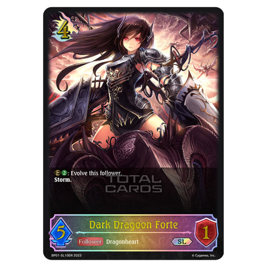 Shadowverse Evolve - BP01 - Advent of Genesis - Dark Dragoon Forte - BP01-SL10