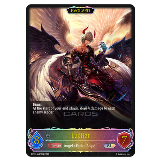 Shadowverse Evolve - BP01 - Advent of Genesis - Lucifer (Evolved) - BP01-SL21