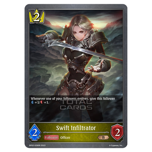 Shadowverse Evolve - BP02 - Reign of Bahamut - Swift Infiltrator - BP02-029EN