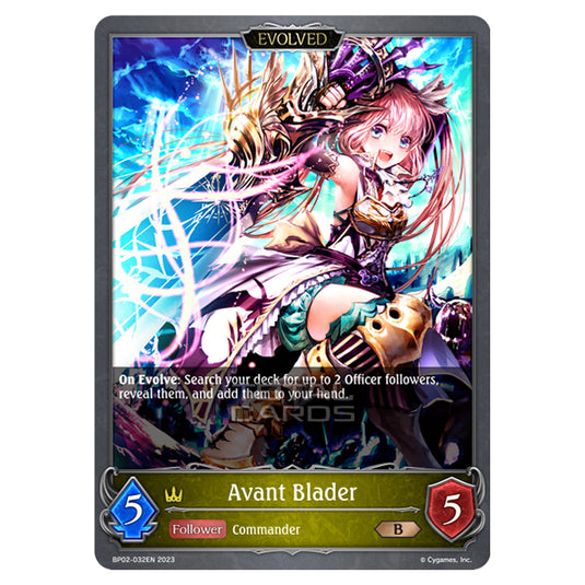 Shadowverse Evolve - BP02 - Reign of Bahamut - Avant Blader (Evolved) - BP02-032EN