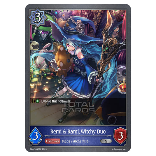 Shadowverse Evolve - BP02 - Reign of Bahamut - Remi & Rami, Witchy Duo - BP02-042EN