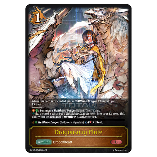 Shadowverse Evolve - BP02 - Reign of Bahamut - Dragonsong Flute - BP02-054EN