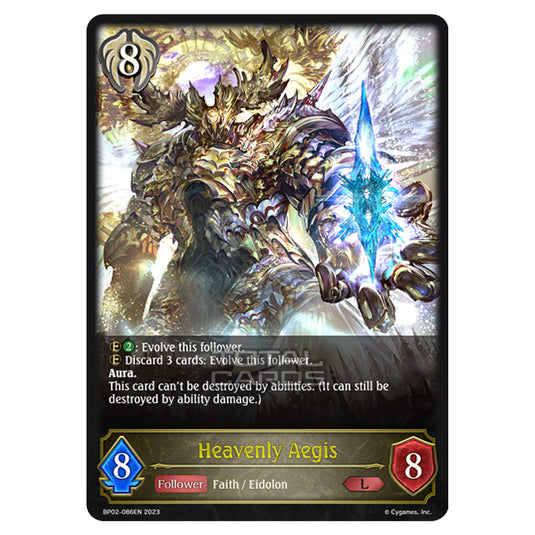 Shadowverse Evolve - BP02 - Reign of Bahamut - Heavenly Aegis - BP02-086EN