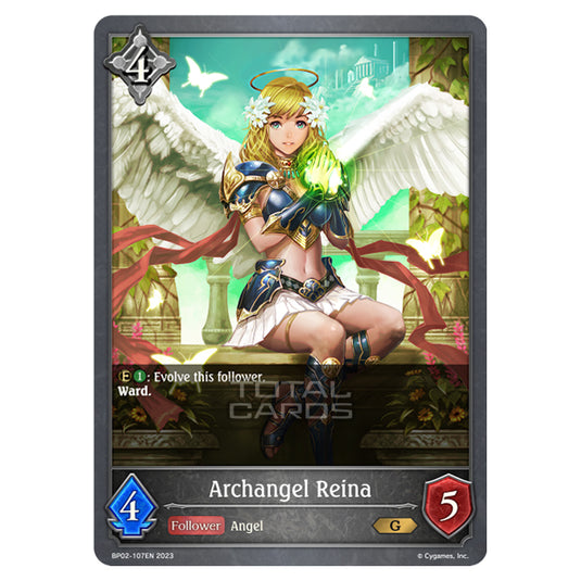 Shadowverse Evolve - BP02 - Reign of Bahamut - Archangel Reina - BP02-107EN