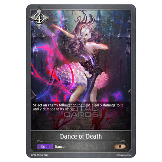 Shadowverse Evolve - BP02 - Reign of Bahamut - Dance of Death - BP02-117EN