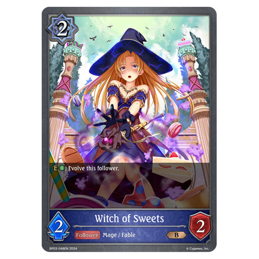 Shadowverse Evolve - Flame of Laevateinn - Witch of Sweets - BP03-048EN