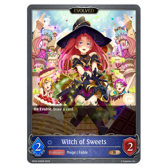 Shadowverse Evolve - Flame of Laevateinn - Witch of Sweets - BP03-049EN