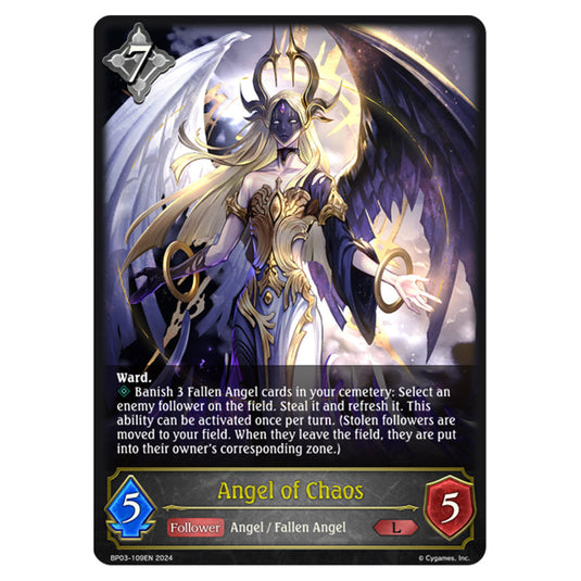 Shadowverse Evolve - Flame of Laevateinn - Angel of Chaos - BP03-109EN