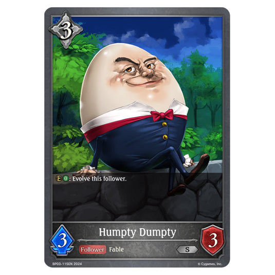 Shadowverse Evolve - Flame of Laevateinn - Humpty Dumpty - BP03-115EN