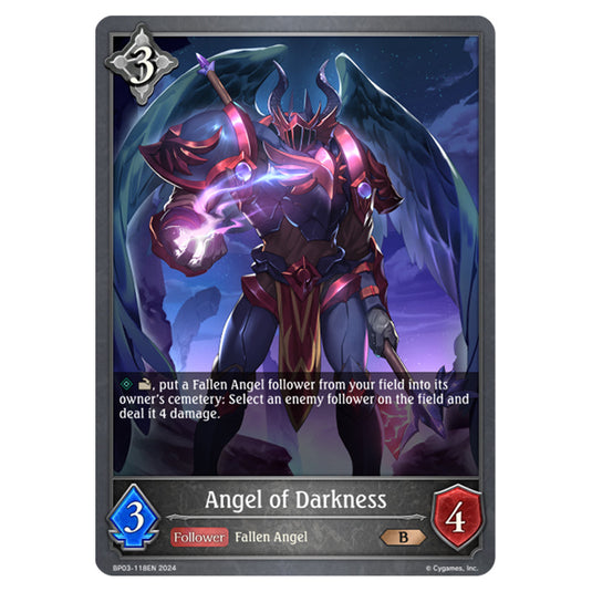 Shadowverse Evolve - Flame of Laevateinn - Angel of Darkness - BP03-118EN