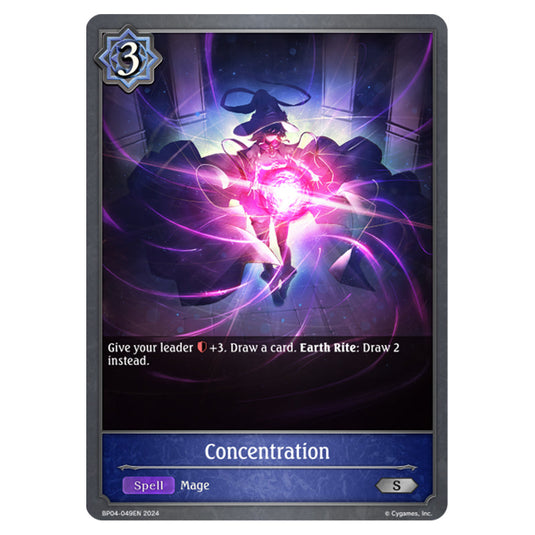 Shadowverse Evolve - Cosmic Mythos - Concentration - BP04-049EN