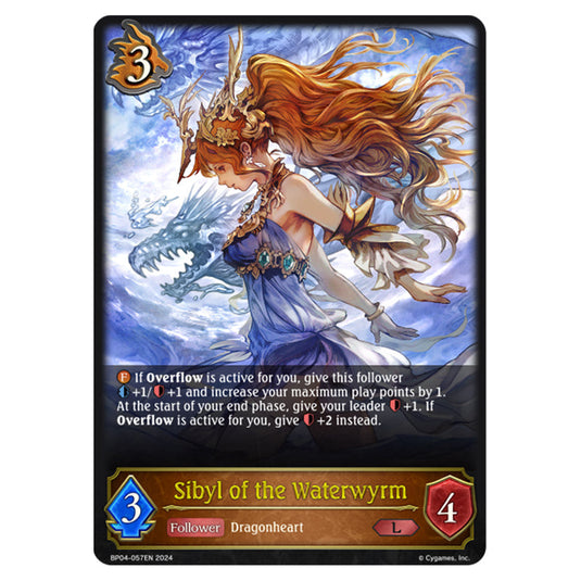 Shadowverse Evolve - Cosmic Mythos - Sibyl of the Waterwyrm - BP04-057EN