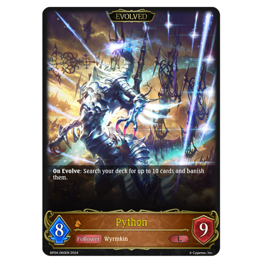 Shadowverse Evolve - Cosmic Mythos - Python - BP04-060EN