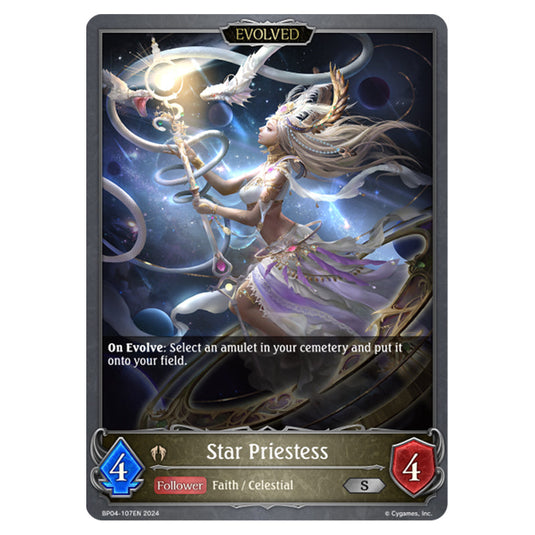 Shadowverse Evolve - Cosmic Mythos - Star Priestess - BP04-107EN