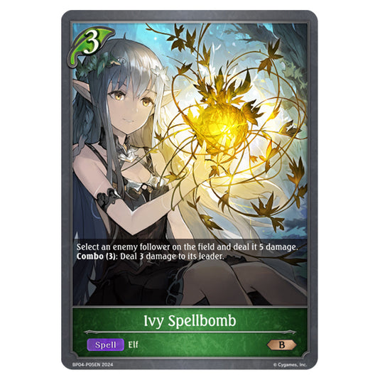 Shadowverse Evolve - Cosmic Mythos - Ivy Spellbomb - BP04-P05EN