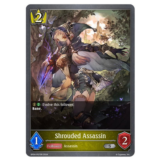 Shadowverse Evolve - Cosmic Mythos - Shrouded Assassin - BP04-P07EN