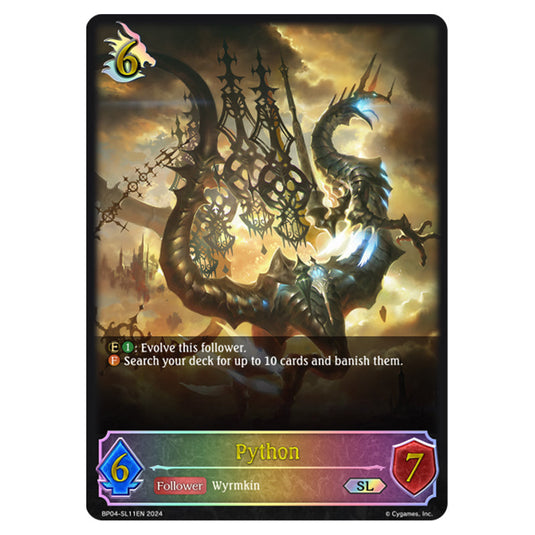 Shadowverse Evolve - Cosmic Mythos - Python - BP04-SL11EN