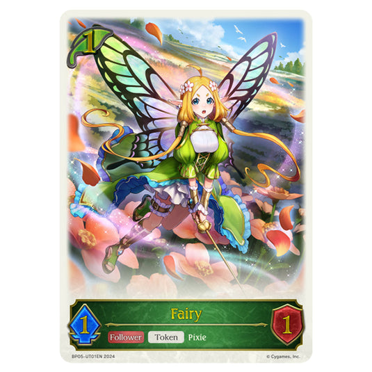 Fairy BP05-UT01EN card from the Shadowverse: Evolve set Omens Eternal