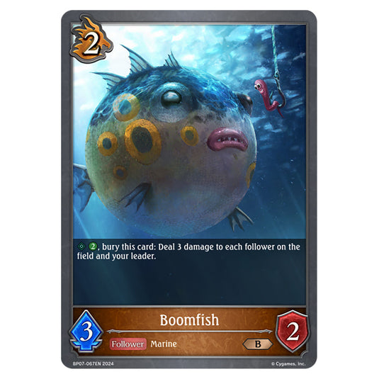 Boomfish BP07-067EN card from the Shadowverse: Evolve set Verdant Steel