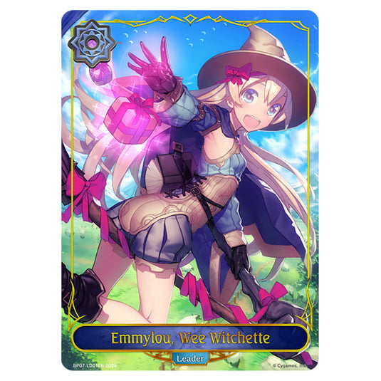 Emmylou, Wee Witchette BP07-LD01EN card from the Shadowverse: Evolve set Verdant Steel