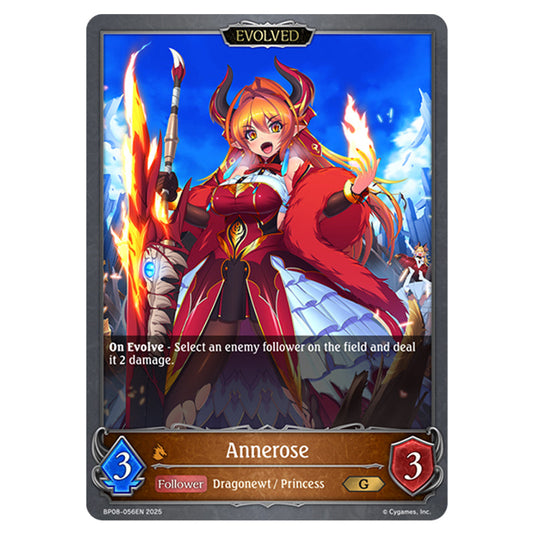 Annerose BP08-056EN card from the Shadowverse: Evolve set Alterchaotica