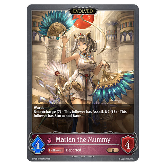 Marian the Mummy BP08-082EN card from the Shadowverse: Evolve set Alterchaotica