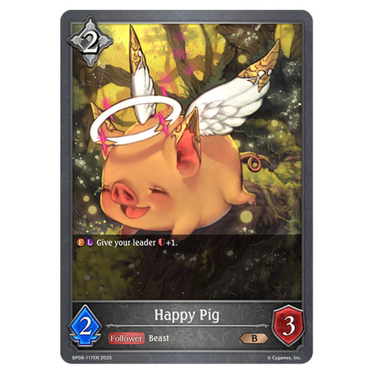 Happy Pig BP08-117EN card from the Shadowverse: Evolve set Alterchaotica