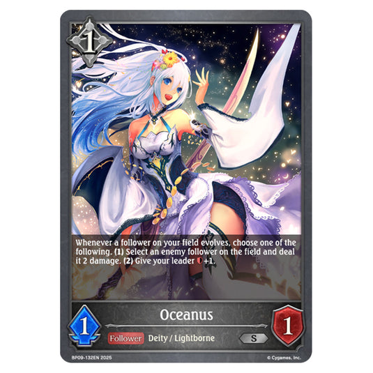 Oceanus BP09-132EN card from the Shadowverse: Evolve set Duet of Dawn and Dusk