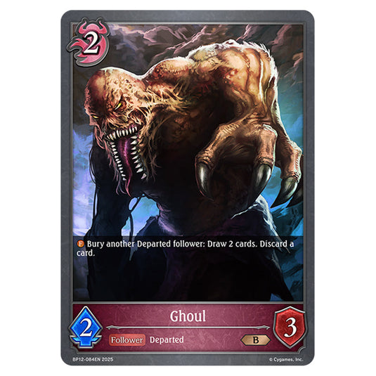 Ghoul BP12-084EN card from the Shadowverse: Evolve set Worldreaver's Descent & Dominion of Darkness