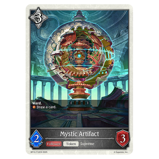 Mystic Artifact BP13-T12EN card from the Shadowverse: Evolve set Worldreaver's Descent & Dominion of Darkness