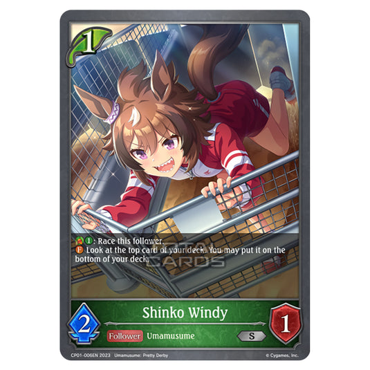 Shadowverse Evolve - CP01 - Umamusume: Pretty Derby - Shinko Windy - CP01-006EN