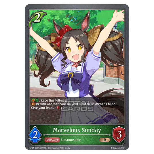 Shadowverse Evolve - CP01 - Umamusume: Pretty Derby - Marvelous Sunday - CP01-009EN