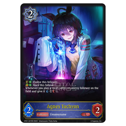 Shadowverse Evolve - CP01 - Umamusume: Pretty Derby - Agnes Tachyon - CP01-027EN