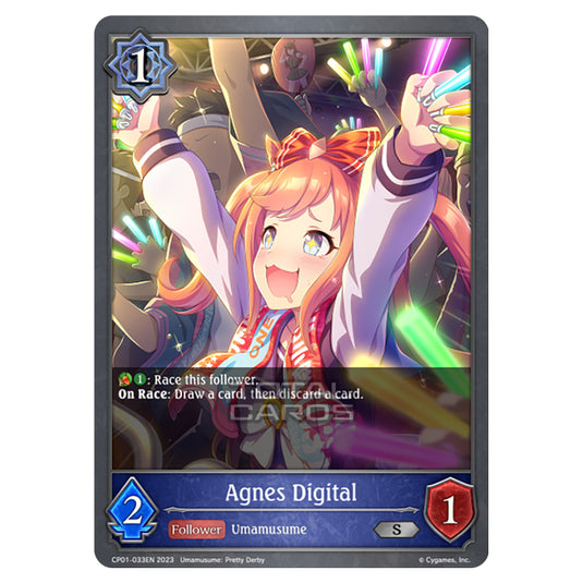 Shadowverse Evolve - CP01 - Umamusume: Pretty Derby - Agnes Digital - CP01-033EN