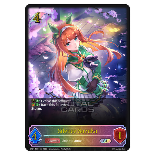 Shadowverse Evolve - CP01 - Umamusume: Pretty Derby - Silence Suzuka - CP01-SL01EN