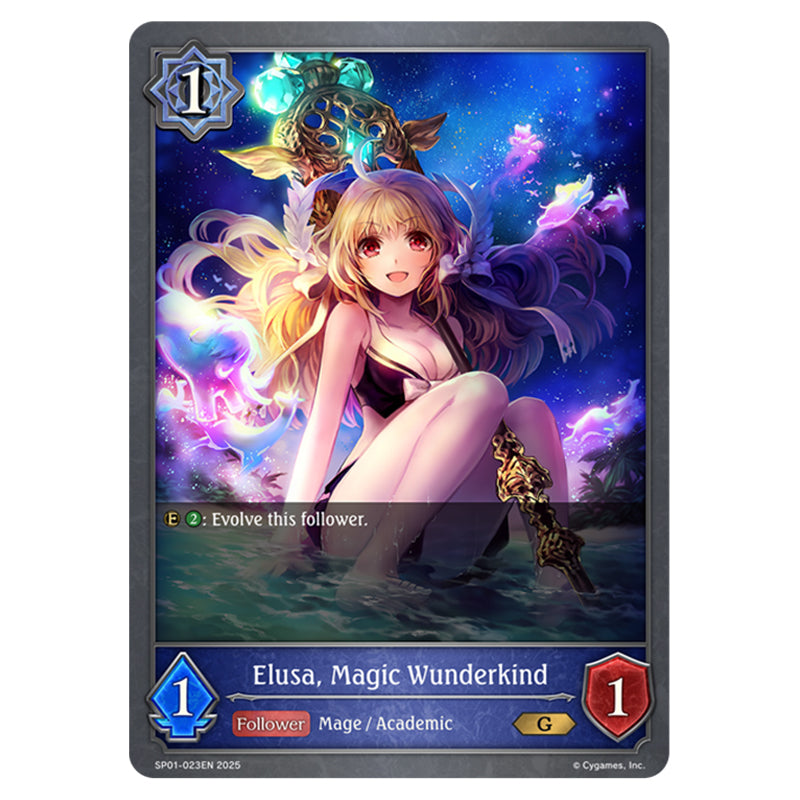 Shadowverse Magic Shadowverse Evolve - Seaside Memories - Elusa, Magic Wunderkind - SP01