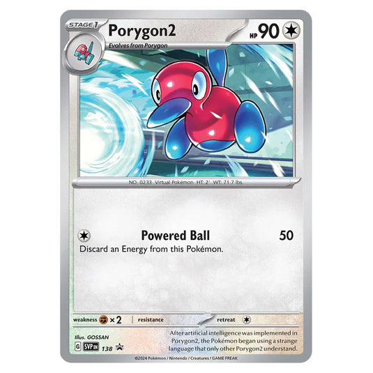 Pokemon - SV Black Star Promos - Porygon2 SVP138