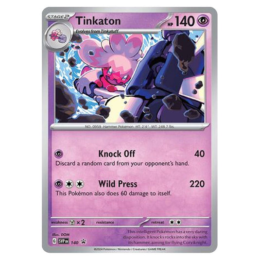 Pokemon - SV Black Star Promos - Tinkaton SVP140