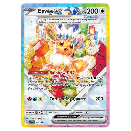 Pokemon - Scarlet & Violet - Black Star Promos - Eevee ex - SVP 174