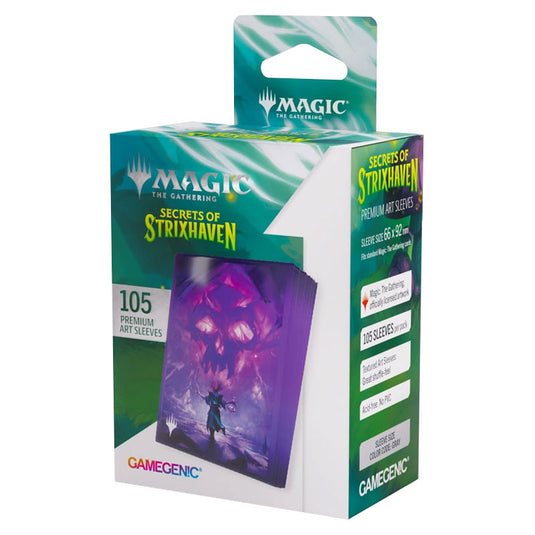 Gamegenic - Magic The Gathering - Secrets of Strixhaven - Premium Art Sleeves - Swamp