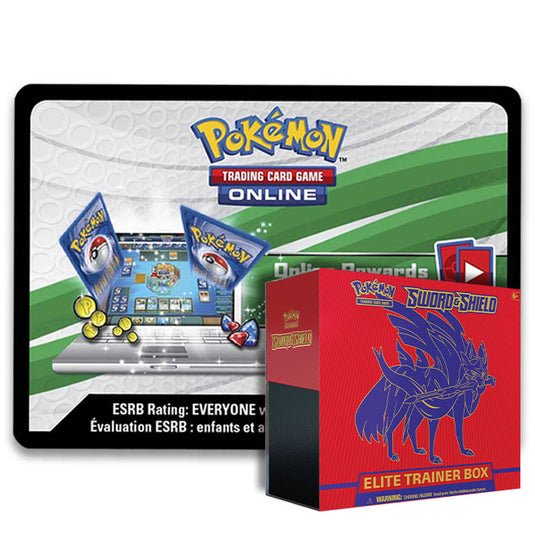 Pokemon - Sword & Shield Elite Trainer Box (Zacian) - Online Code Card