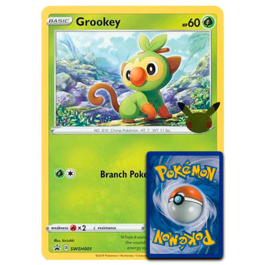Pokemon - Grookey - Oversized Jumbo Card (SWSH001)