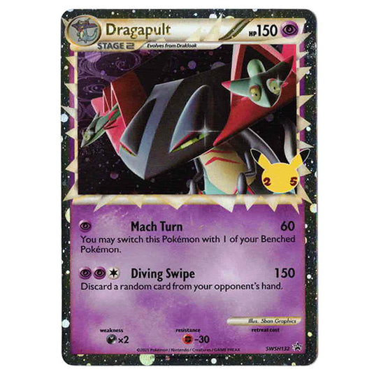 Pokemon - Sword & Shield - SWSH Black Star Promos - Dragapult - SWSH132