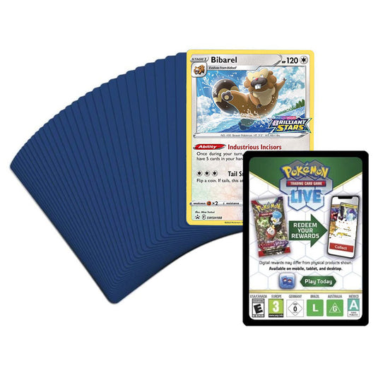 Pokemon - Sword & Shield - Brilliant Stars - Build & Battle - 40 Card Pre-Built Deck - Bibarel