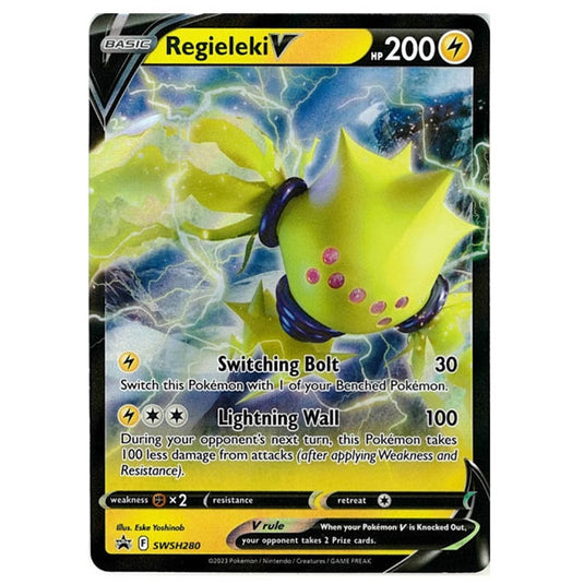 Pokemon - Sword & Shield - SWSH Black Star Promos - Regieleki V