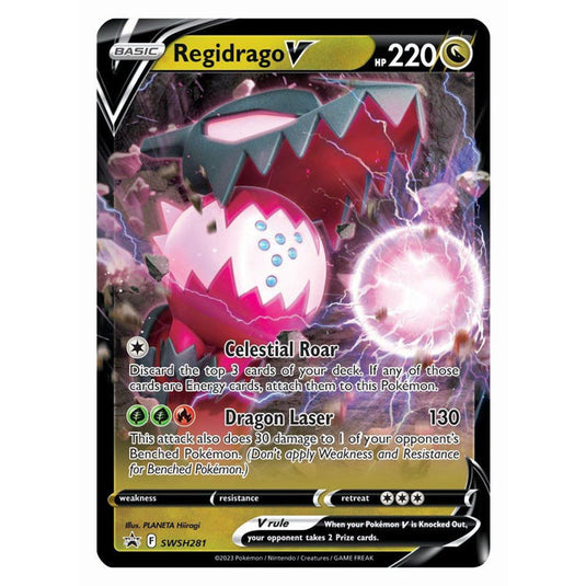 Pokemon - Sword & Shield - SWSH Black Star Promos - Regidrago V - SWSH281