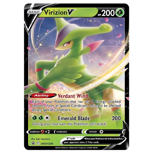 Pokemon - Sword & Shield - SWSH Black Star Promos - Virizion V - SWSH295