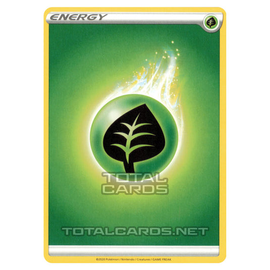 Pokemon - Sword & Shield - Base Set - Grass Energy Card